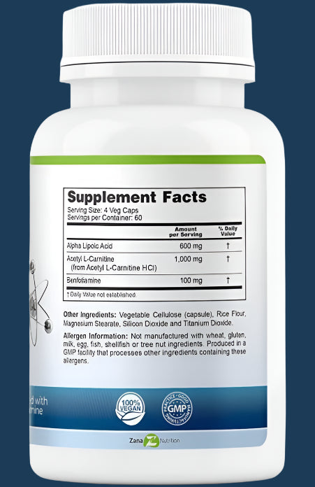 Alpha Lipoic Acid: w/ Acetyl L-Carnitine