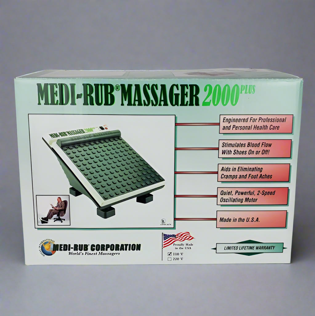 Medi-Rub Foot Massager- Foot/Leg/Nerve Pain Relief