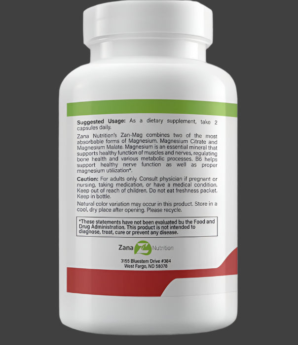 Zan-Mag Magnesium with B6
