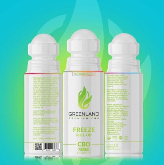 Greenland Premium CBD: Freeze Roll-on