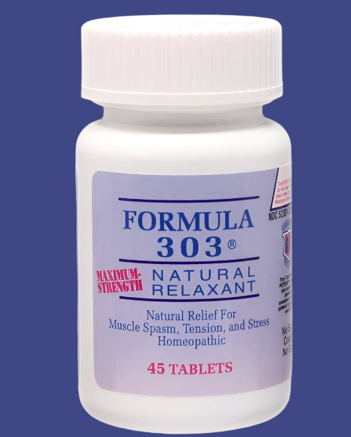 Formula 303- Natural Muscle Relaxant- 60 Tablets