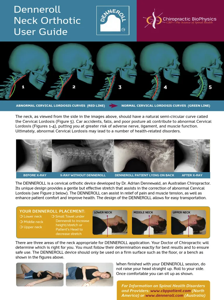 Denneroll- Cervical Spinal Health - Medium
