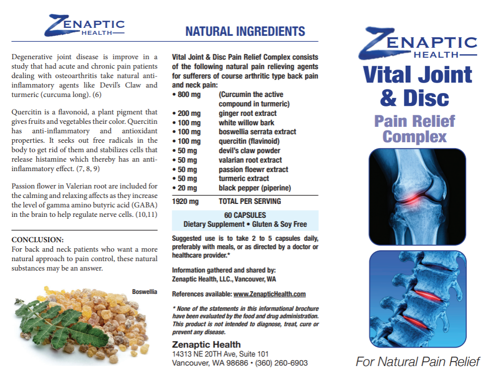 NEW Vital Joint & Disc - Pain Relief Complex