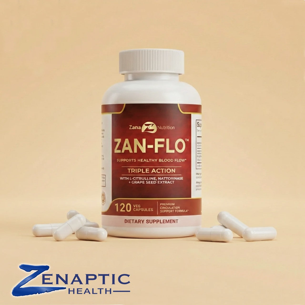 Zana Nutrition Zan-Flo- Triple Action Circulation Support