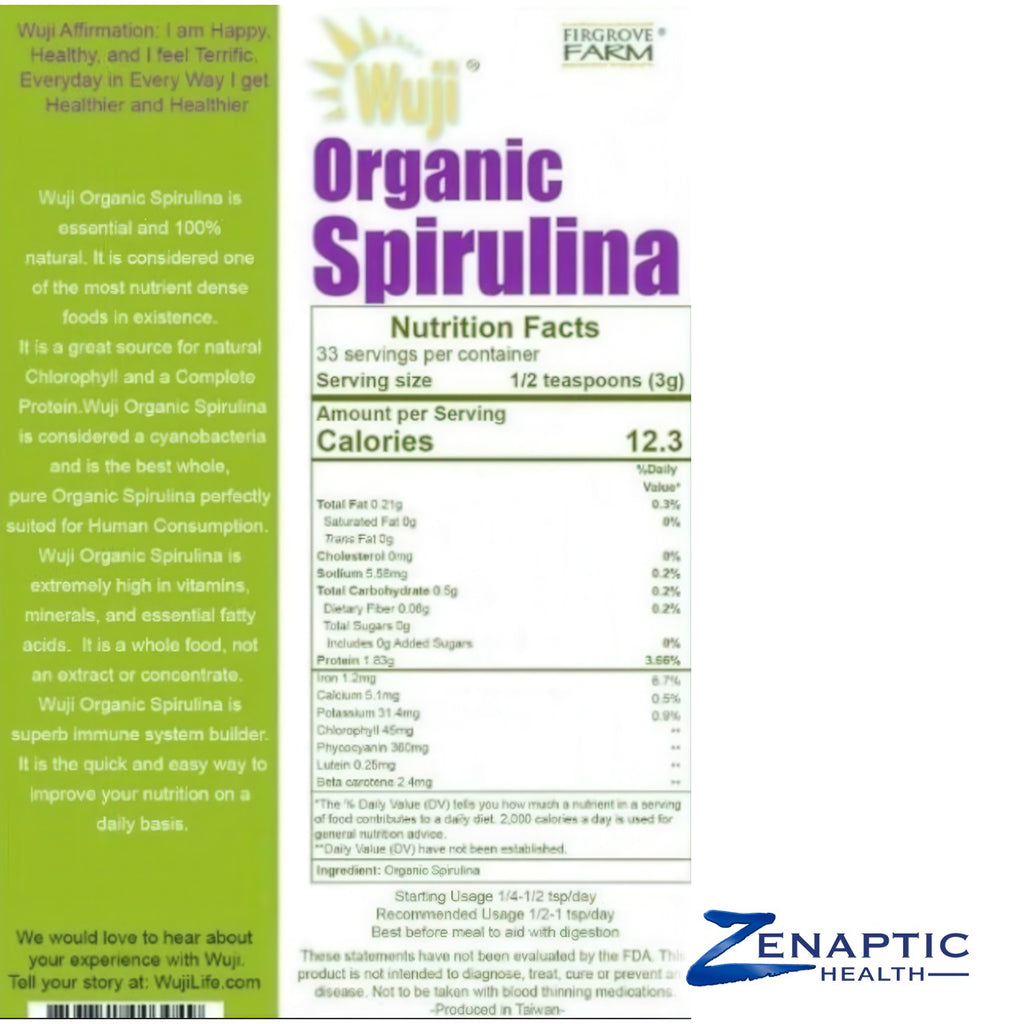 Organic Wuji Spirulina
